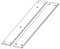 2-er Set mit 15cm breiten Zargen Leiter Kurzseite Länge 93,6cm Destyle de Breuyn weiß lackiert