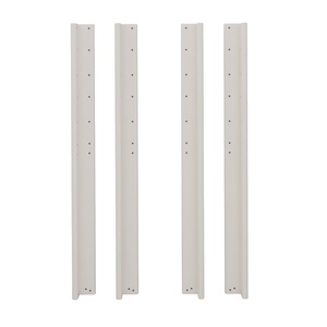 4 poteaux d'angle 125cm DELUXE De Breuyn blanc