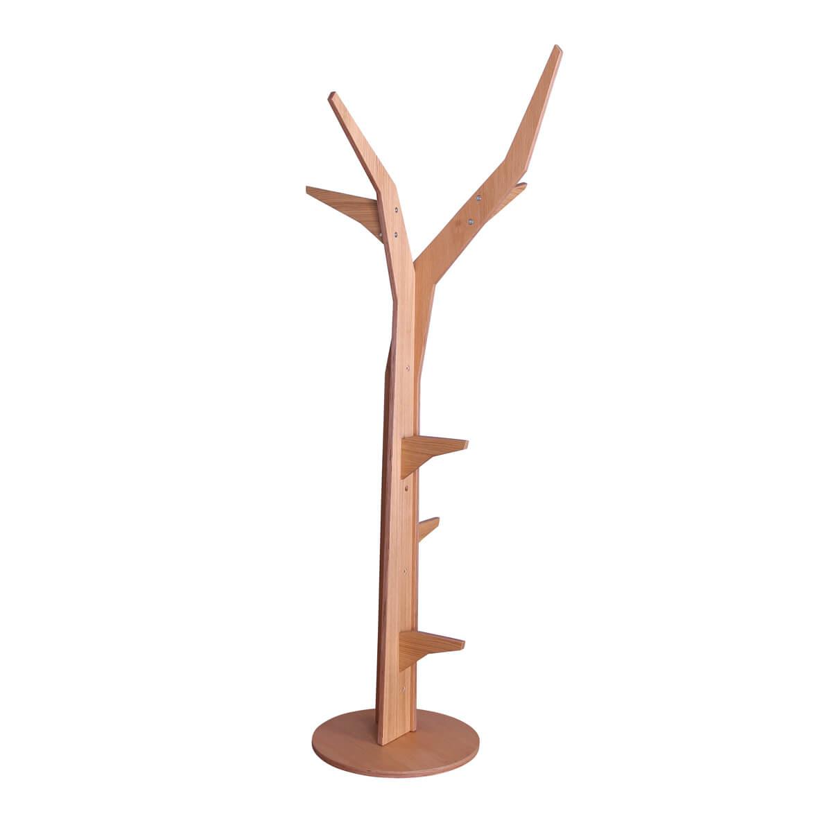 Árbol perchero KASVA multiplex chapa roble aceitado