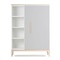 Armoire 120 cm 1 porte NADO Curve finition frêne manhattan grey