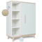 Armoire 120 cm 1 porte NADO Retro finition frêne mint