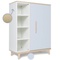 Armoire 120 cm 1 porte NADO Retro finition frêne sky blue