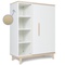 Armoire 120 cm 1 porte NADO Retro finition frêne white