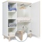 Armoire 120 cm 1 porte NADO Retro finition frêne white