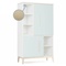 Armoire 147 cm 2 portes NADO Curve finition frêne mint