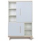Armoire 147 cm 2 portes NADO Retro finition frêne sky blue