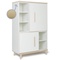 Armoire 147 cm 2 portes NADO Retro finition frêne white