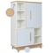Armoire 147 cm 2 portes NADO Retro finition hêtre sky blue
