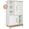 Armoire 147 cm 2 portes NADO Retro finition hêtre white