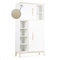 Armoire 173 cm 2 portes NADO Curve finition frêne white