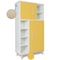 Armoire 173 cm 2 portes NADO Retro finition frêne sunshine yellow 