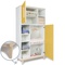 Armoire 173 cm 2 portes NADO Retro finition frêne sunshine yellow 