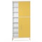 Armoire 198 cm 2 portes NADO Curve finition frêne sunshine yellow