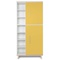 Armoire 198 cm 2 portes NADO Retro finition frêne sunshine yellow