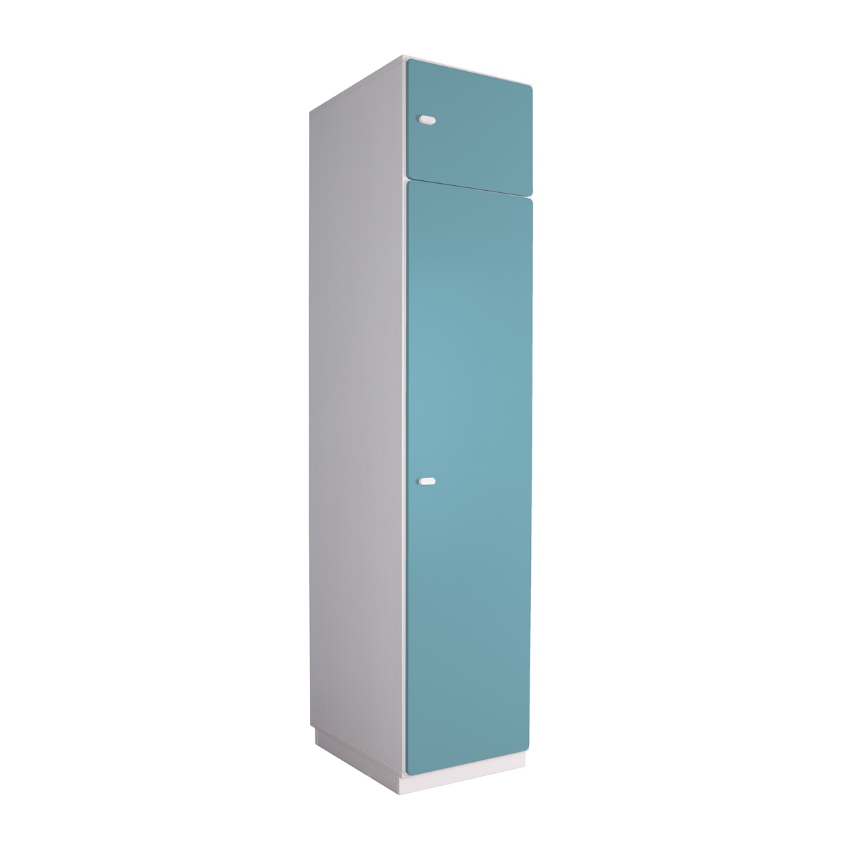 Armoire 2 portes 47,4x218cm DESTYLE de Breuyn blanc blue
