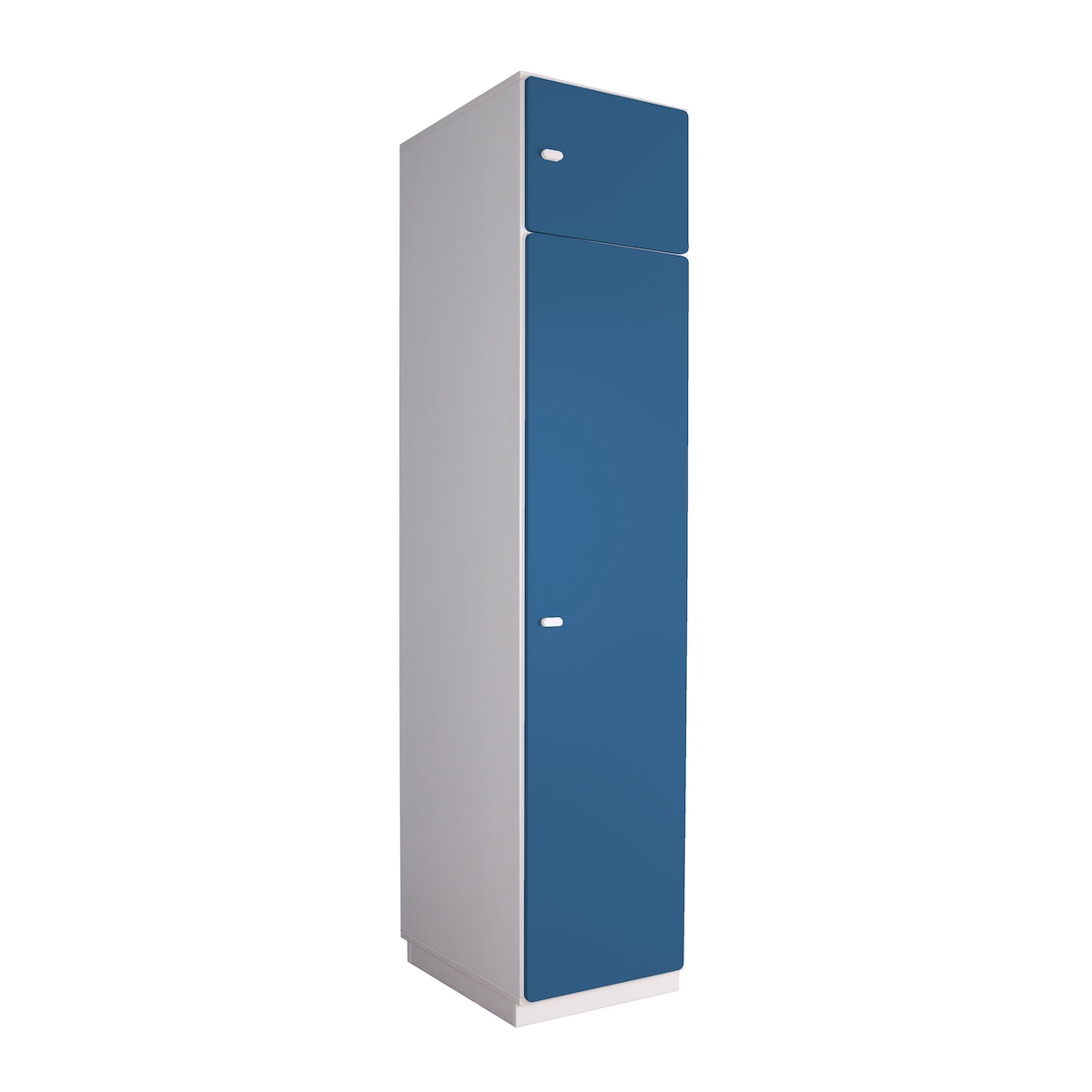 Armoire 2 portes 47,4x218cm DESTYLE de Breuyn blanc dark blue