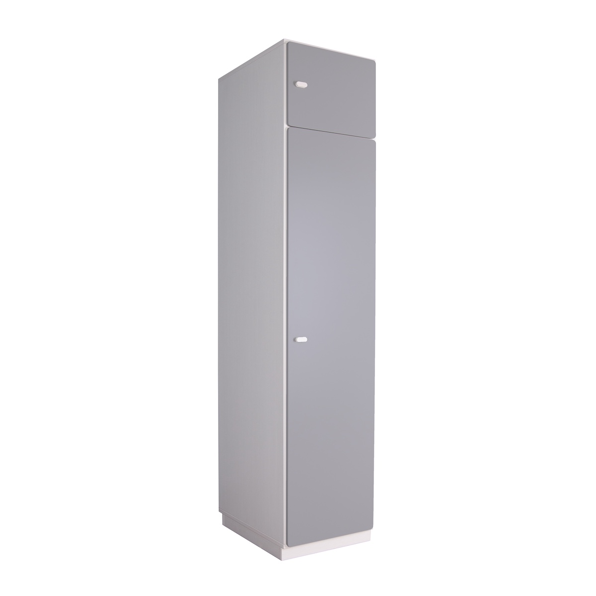 Armoire 2 portes 47,4x218cm DESTYLE de Breuyn blanc grey