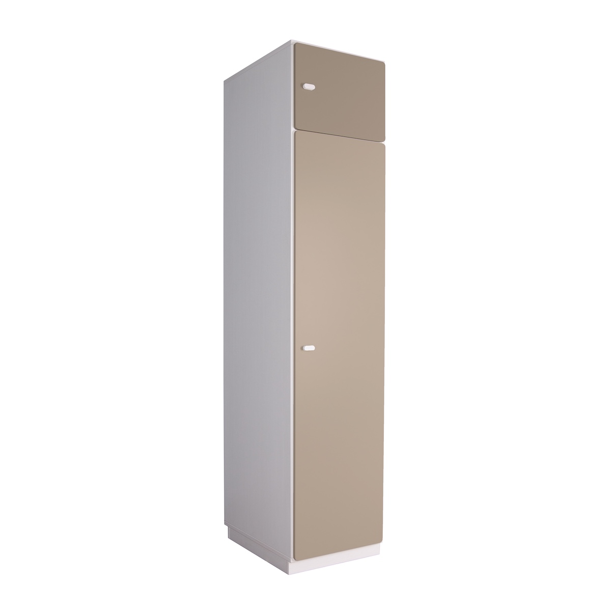 Armoire 2 portes 47,4x218cm DESTYLE de Breuyn blanc light grey
