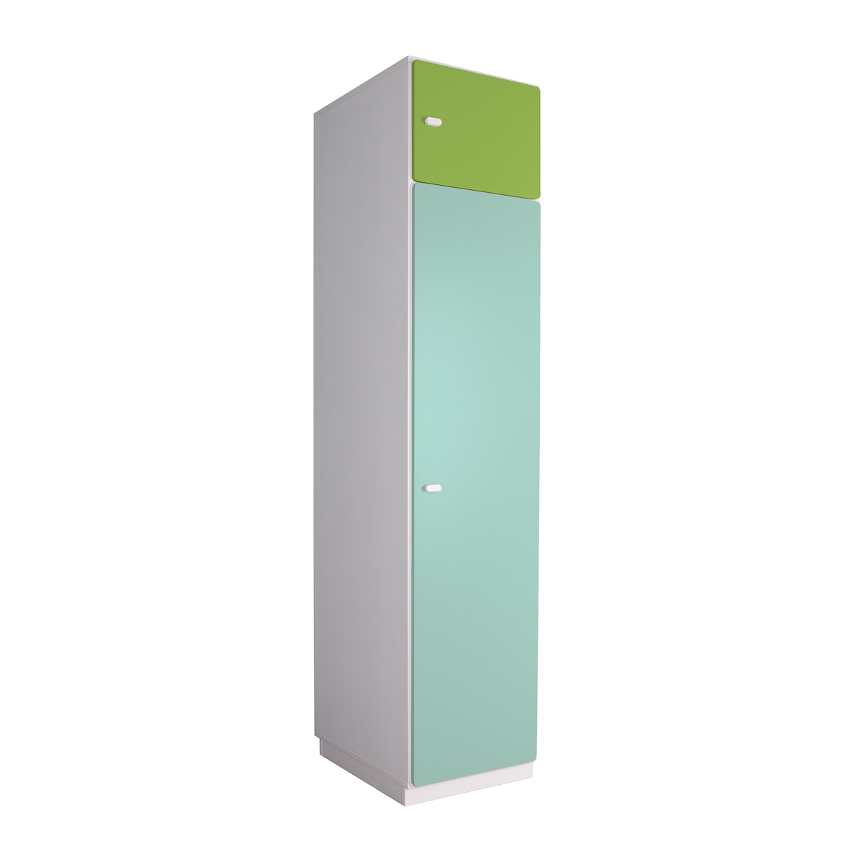 Armoire 2 portes 47,4x218cm DESTYLE de Breuyn blanc lime mint