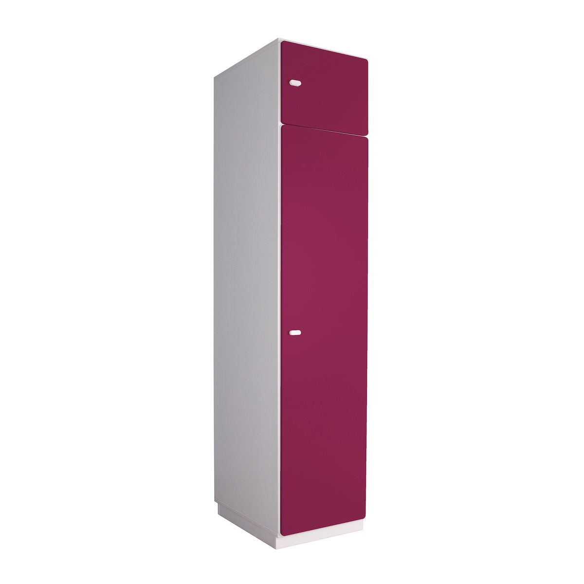 Armoire 2 portes 47,4x218cm DESTYLE de Breuyn blanc plum