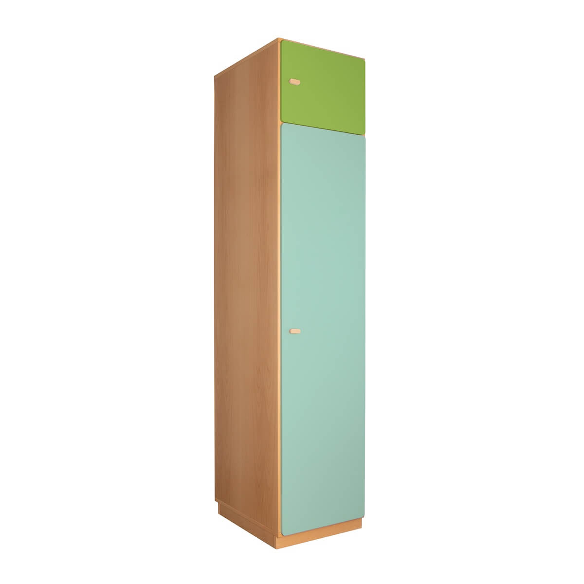 Armoire 2 portes 47,4x218cm DESTYLE de Breuyn naturel lime mint