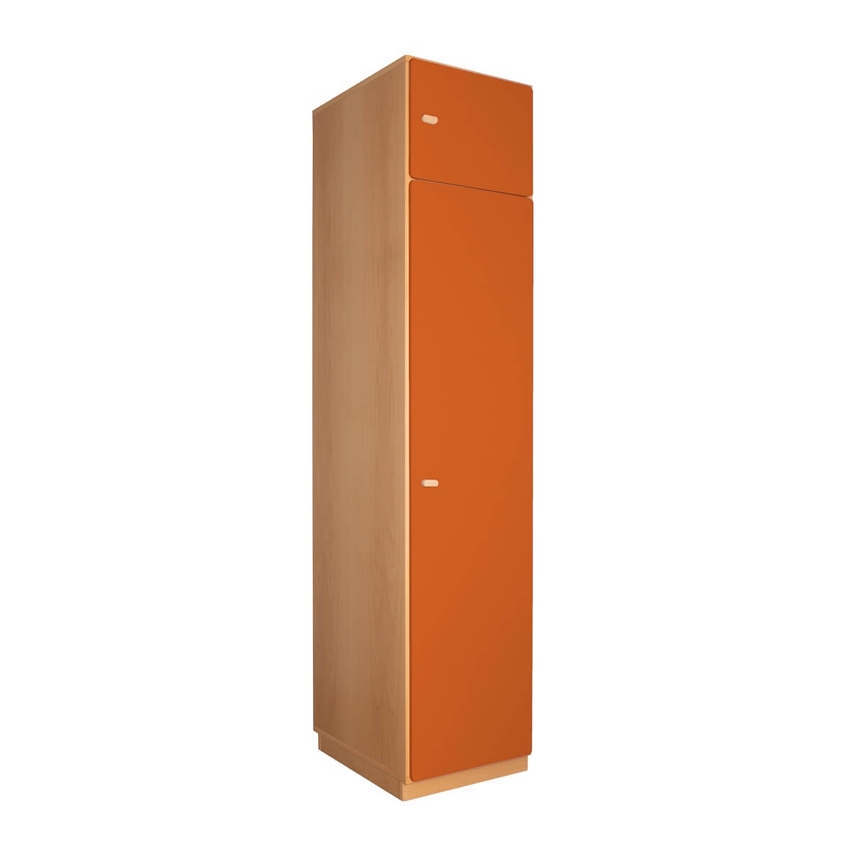 Armoire 2 portes 47,4x218cm DESTYLE de Breuyn naturel orange