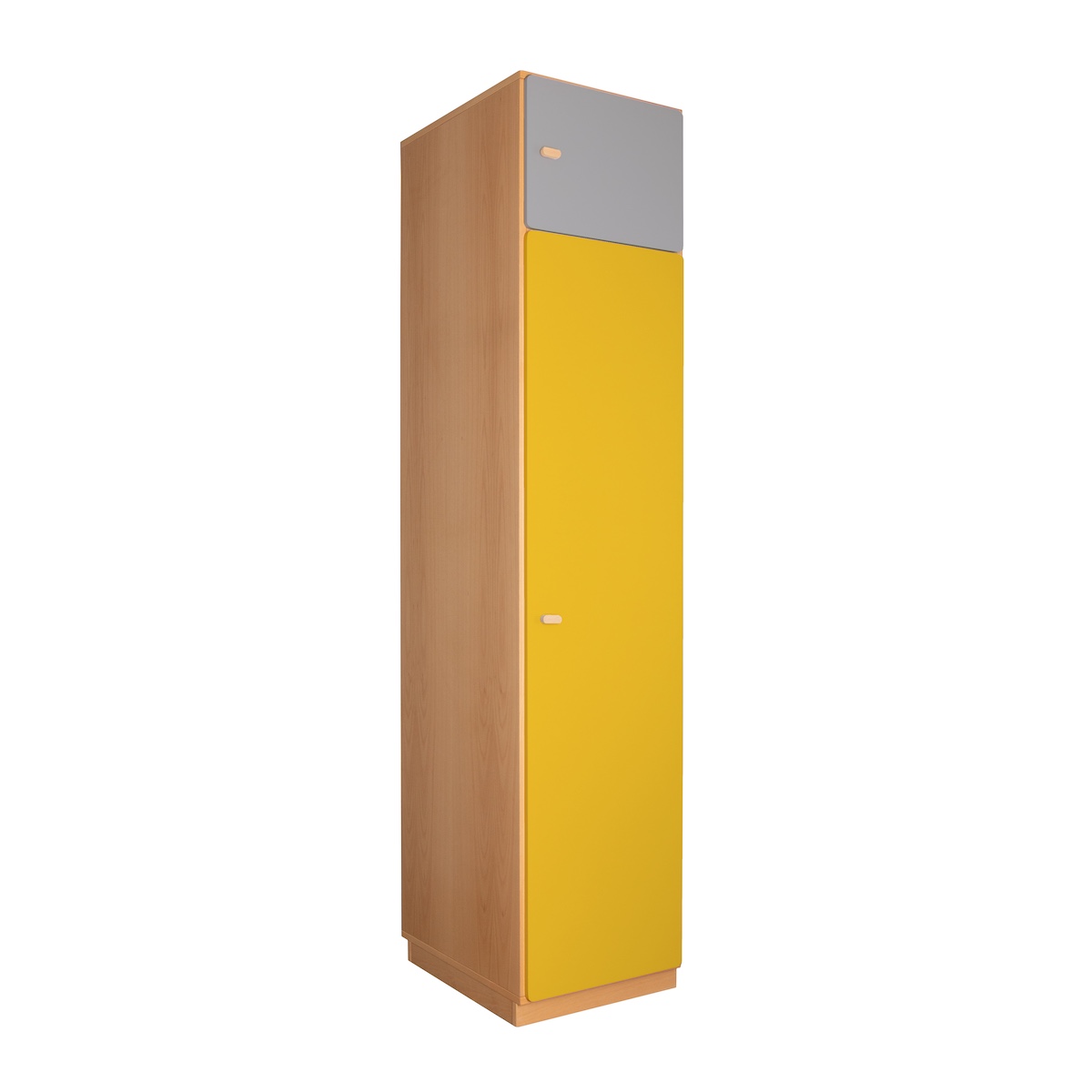 Armoire 2 portes 47,4x218cm DESTYLE de Breuyn naturel yellow grey