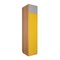Armoire 2 portes 47,4x218cm DESTYLE de Breuyn naturel yellow grey