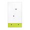 Armoire 2 portes COLORFLEX façade tiroir lime 