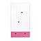 Armoire 2 portes COLORFLEX façade tiroir pink 