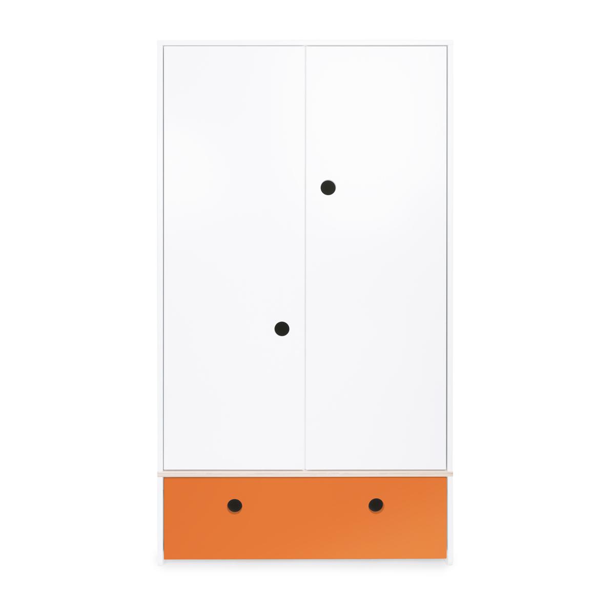 Armoire 2 portes COLORFLEX façade tiroir pure orange 