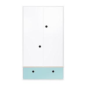 Armoire 2 portes COLORFLEX façade tiroir sky blue 