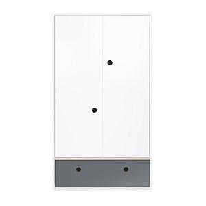 Armoire 2 portes COLORFLEX façade tiroir space grey