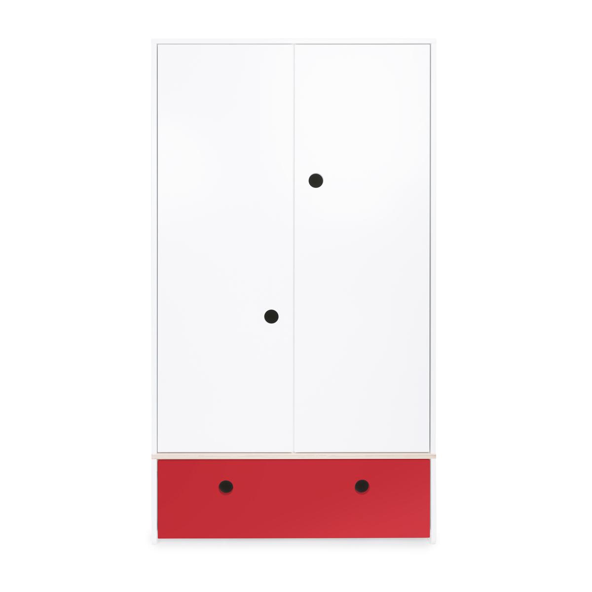 Armoire 2 portes COLORFLEX façade tiroir true red 