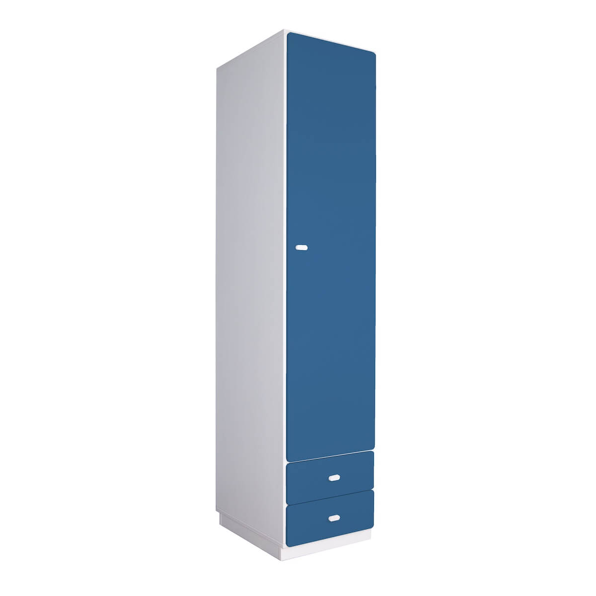 Armoire 47,4x218cm DESTYLE de Breuyn blanc dark blue