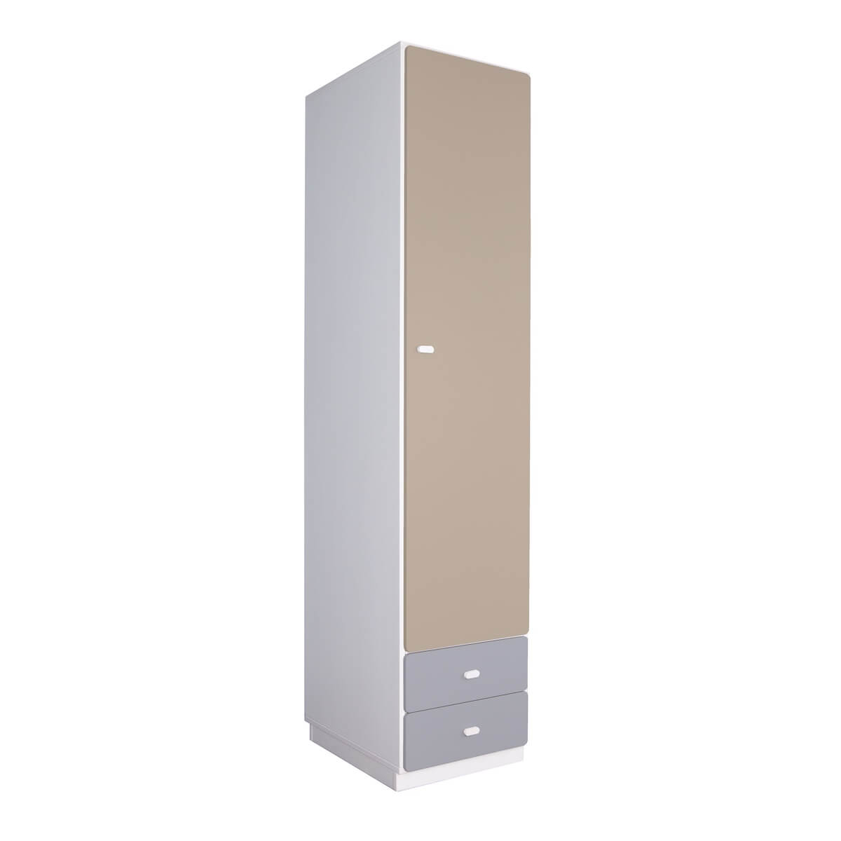 Armoire 47,4x218cm DESTYLE de Breuyn blanc light grey grey