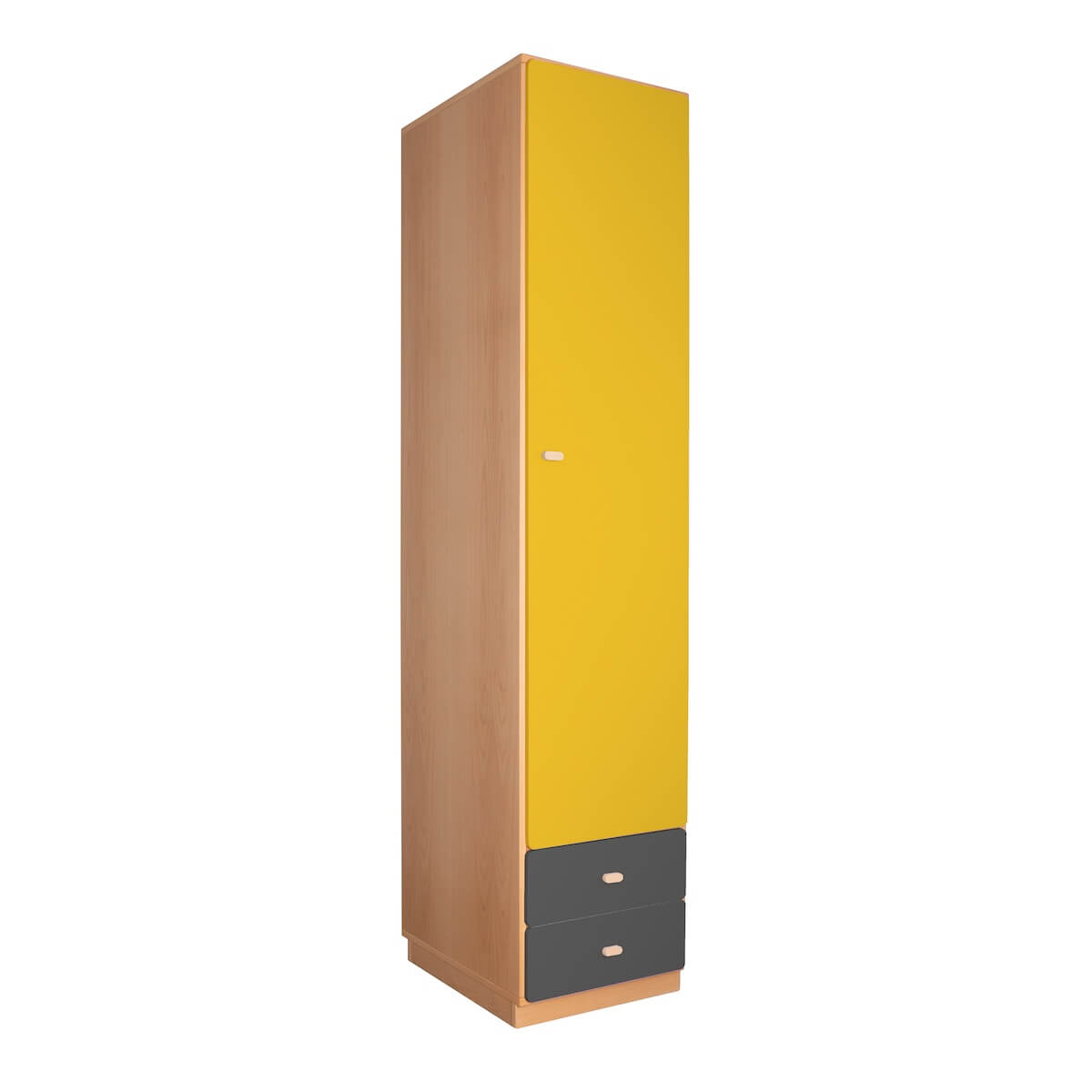 Armoire 47,4x218cm DESTYLE de Breuyn naturel yellow anthracite
