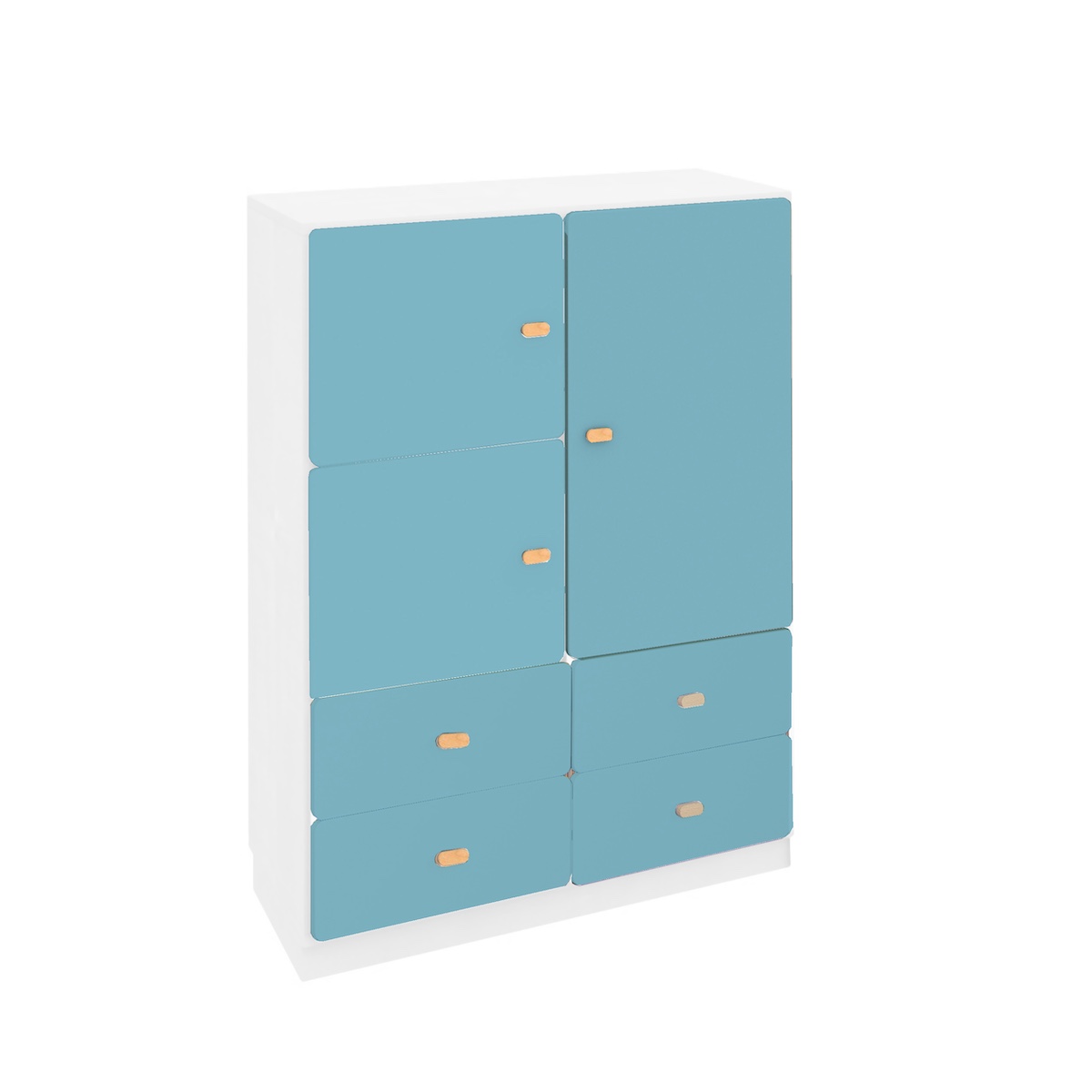 Armoire 93x113cm DESTYLE de Breuyn blanc blue