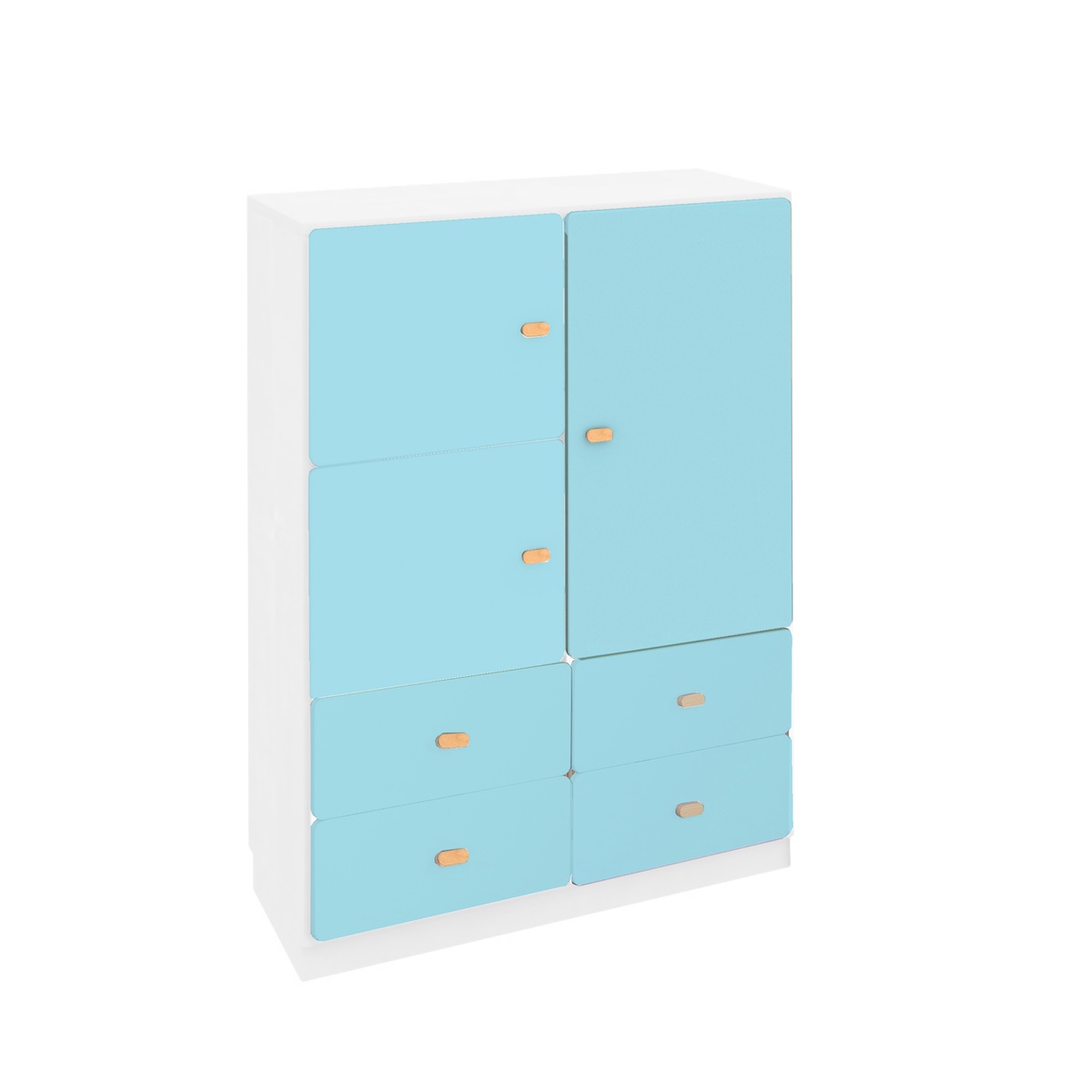 Armoire 93x113cm DESTYLE de Breuyn blanc crystal blue