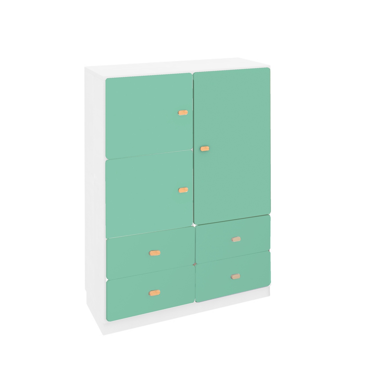 Armoire 93x113cm DESTYLE de Breuyn blanc green