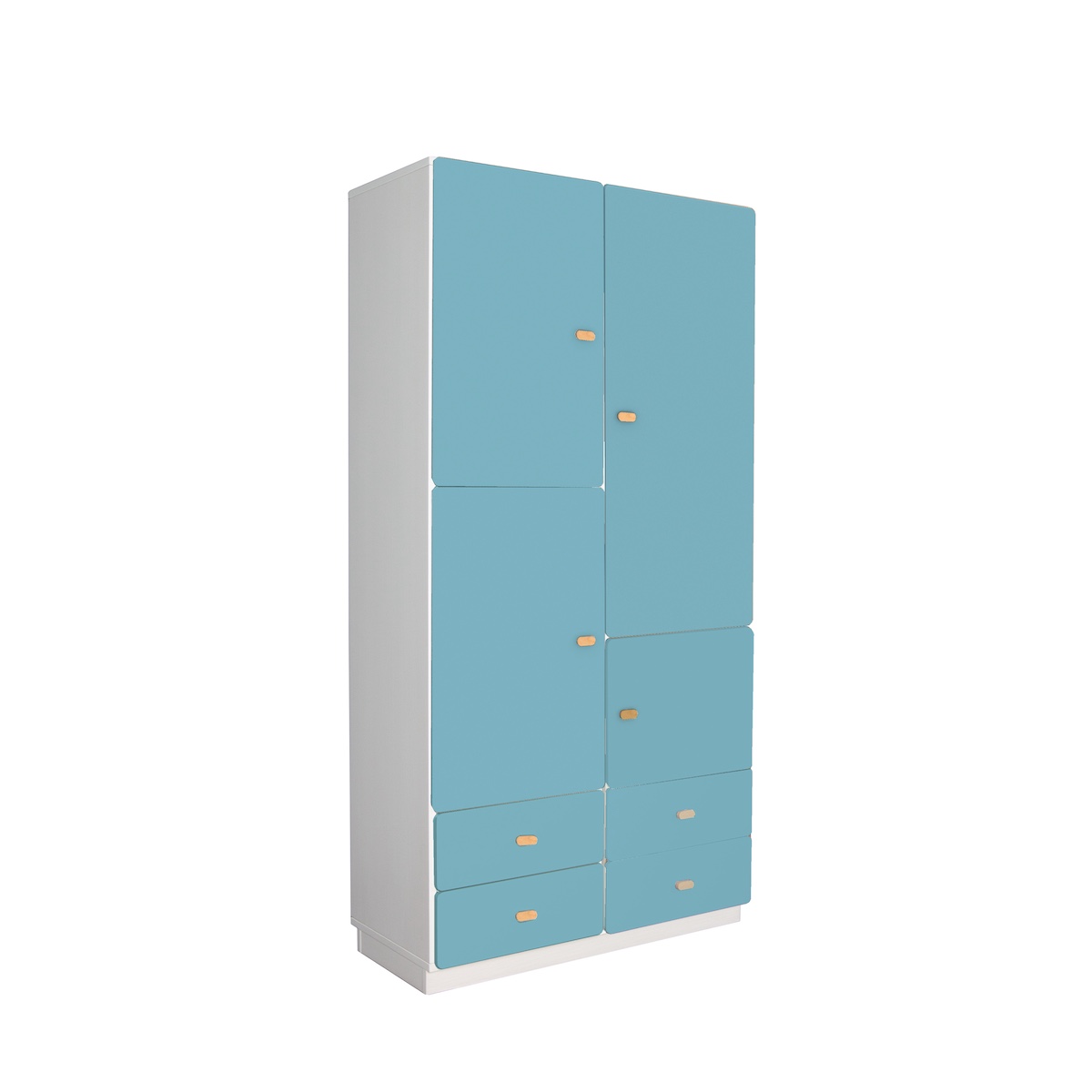 Armoire 93x184cm DESTYLE de Breuyn blanc blue