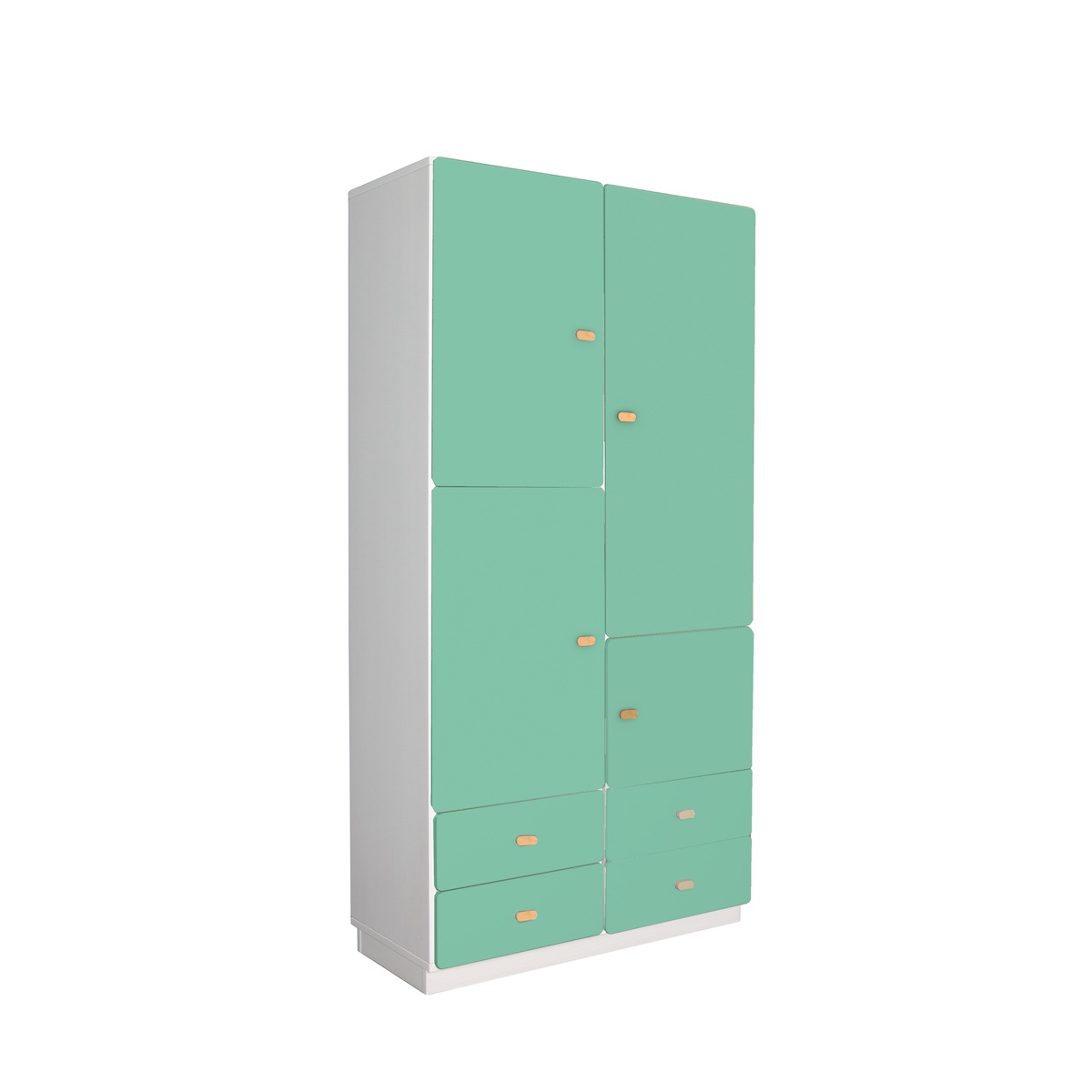 Armoire 93x184cm DESTYLE de Breuyn blanc green