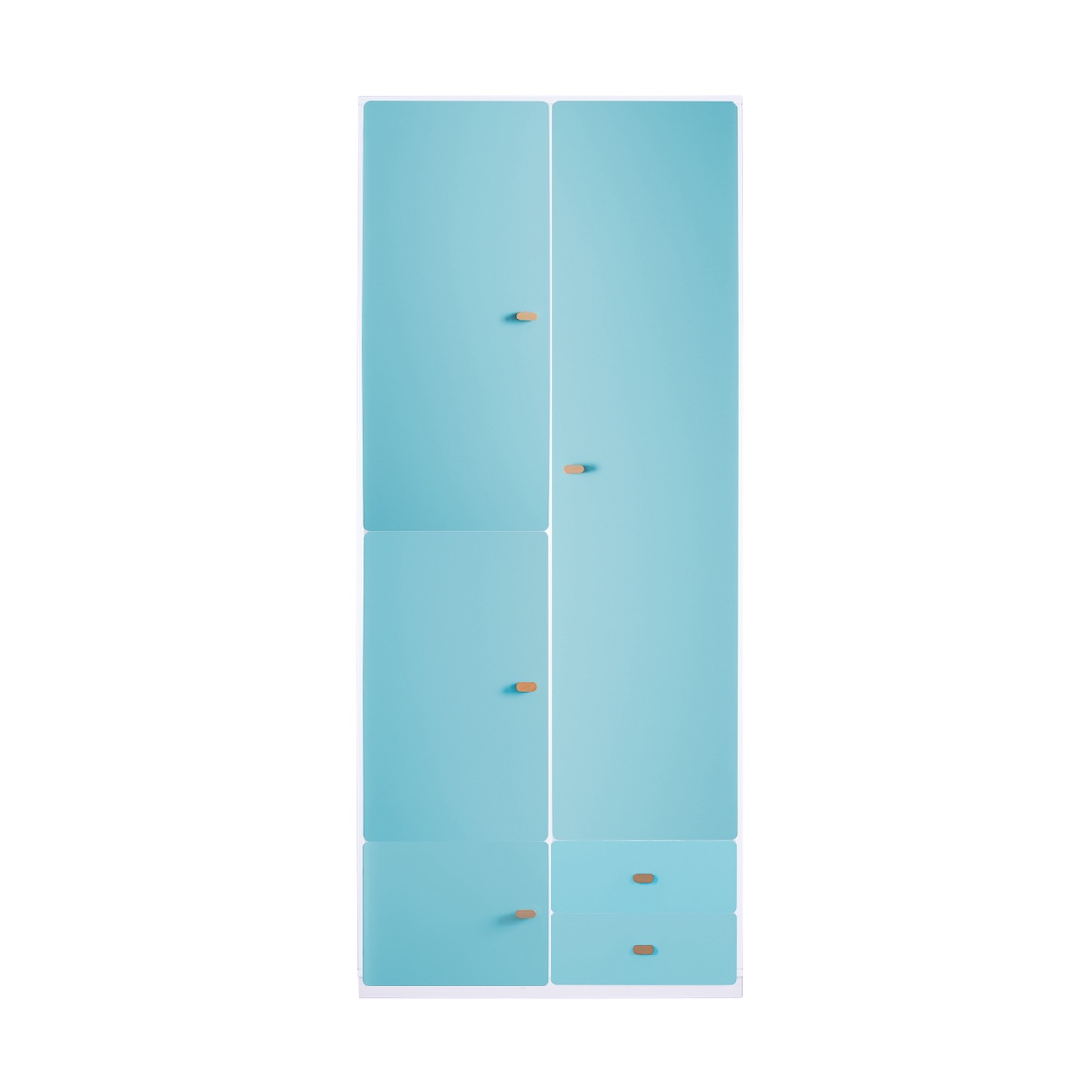 Armoire 93x218cm DESTYLE de Breuyn blanc crystal blue