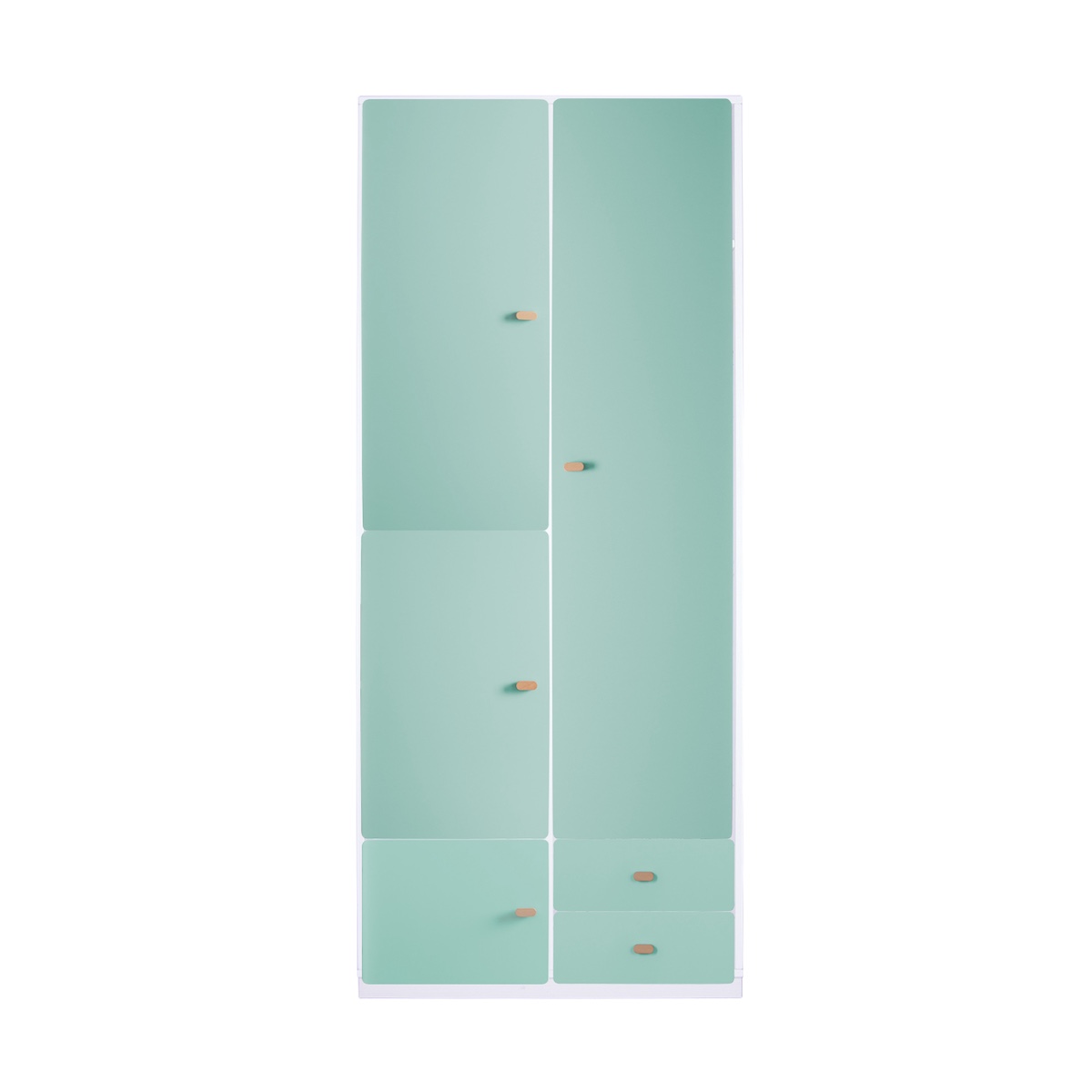 Armoire 93x218cm DESTYLE de Breuyn blanc mint