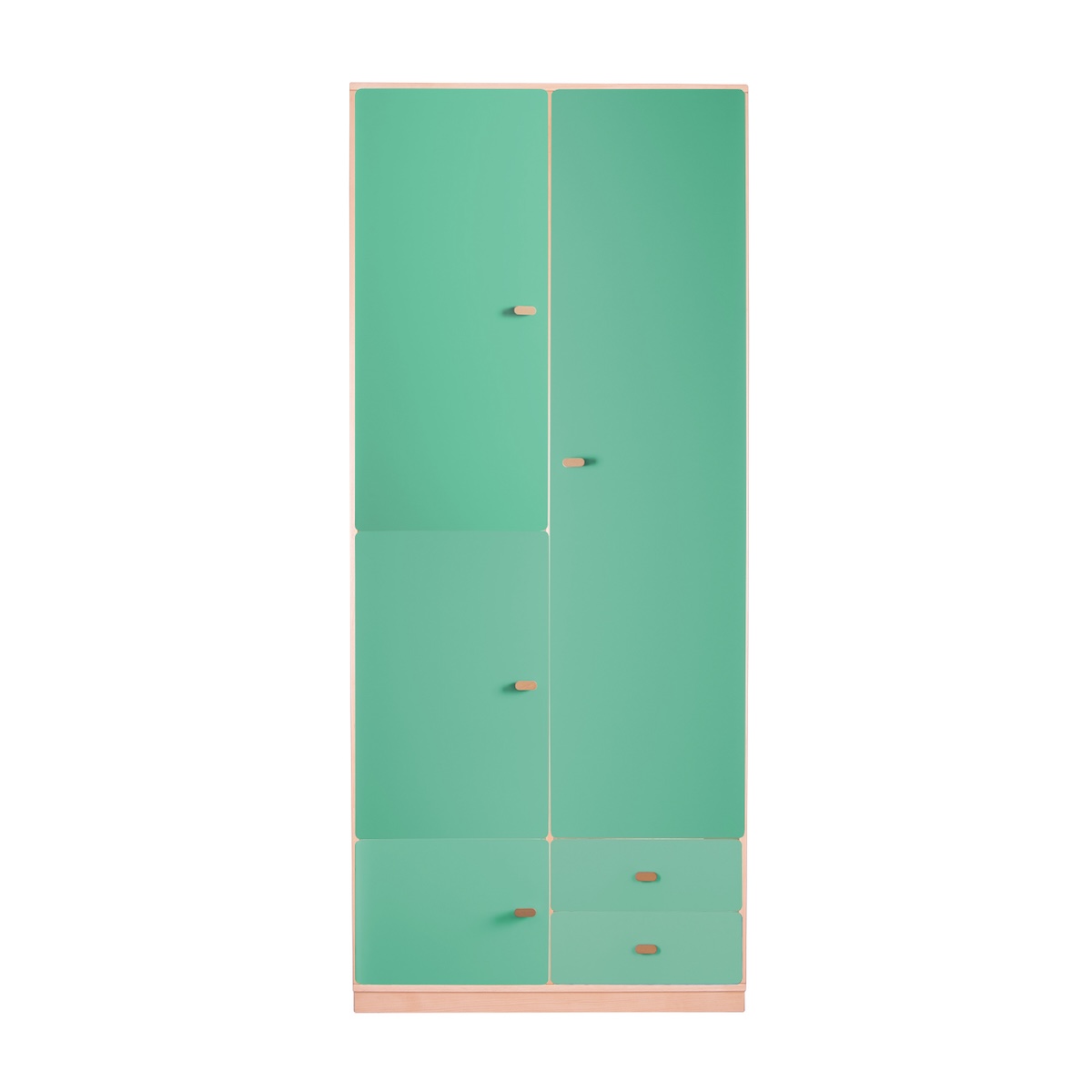 Armoire 93x218cm DESTYLE de Breuyn naturel green