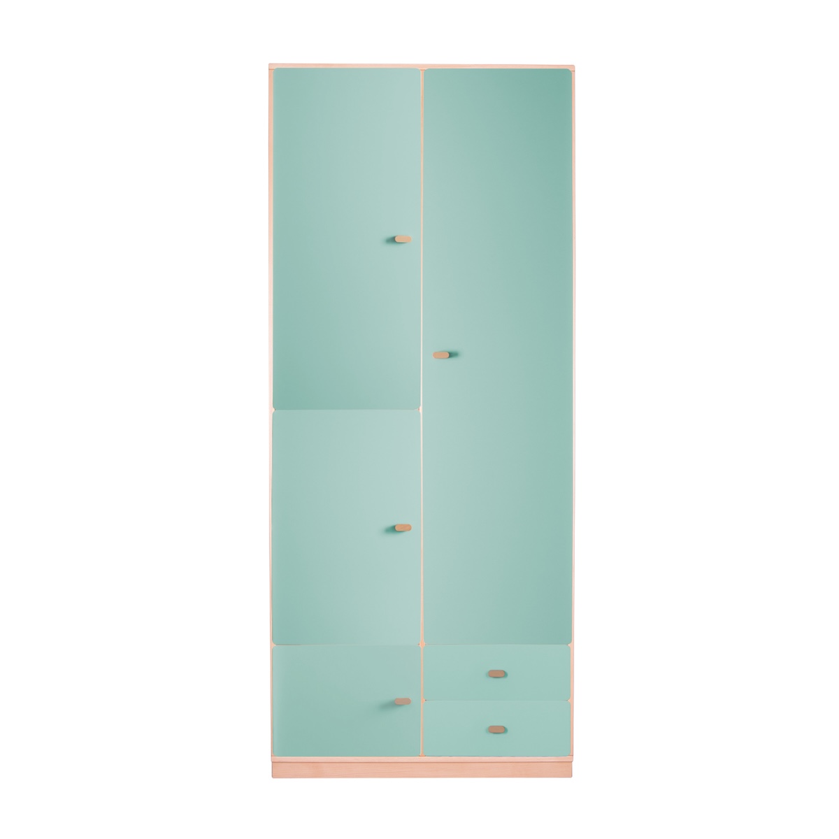 Armoire 93x218cm DESTYLE de Breuyn naturel mint