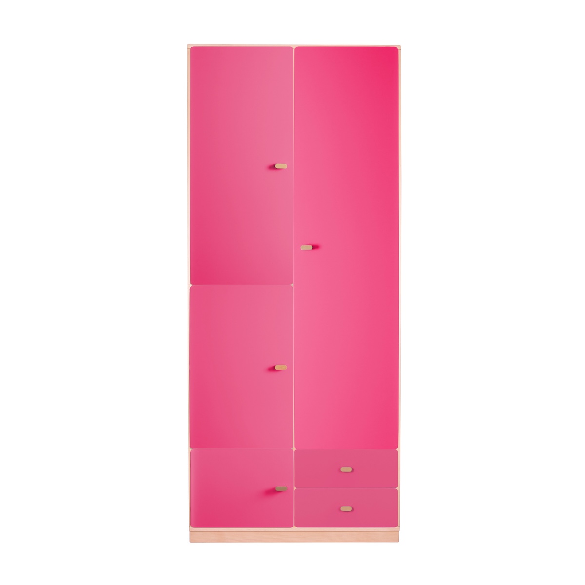Armoire 93x218cm DESTYLE de Breuyn naturel pink