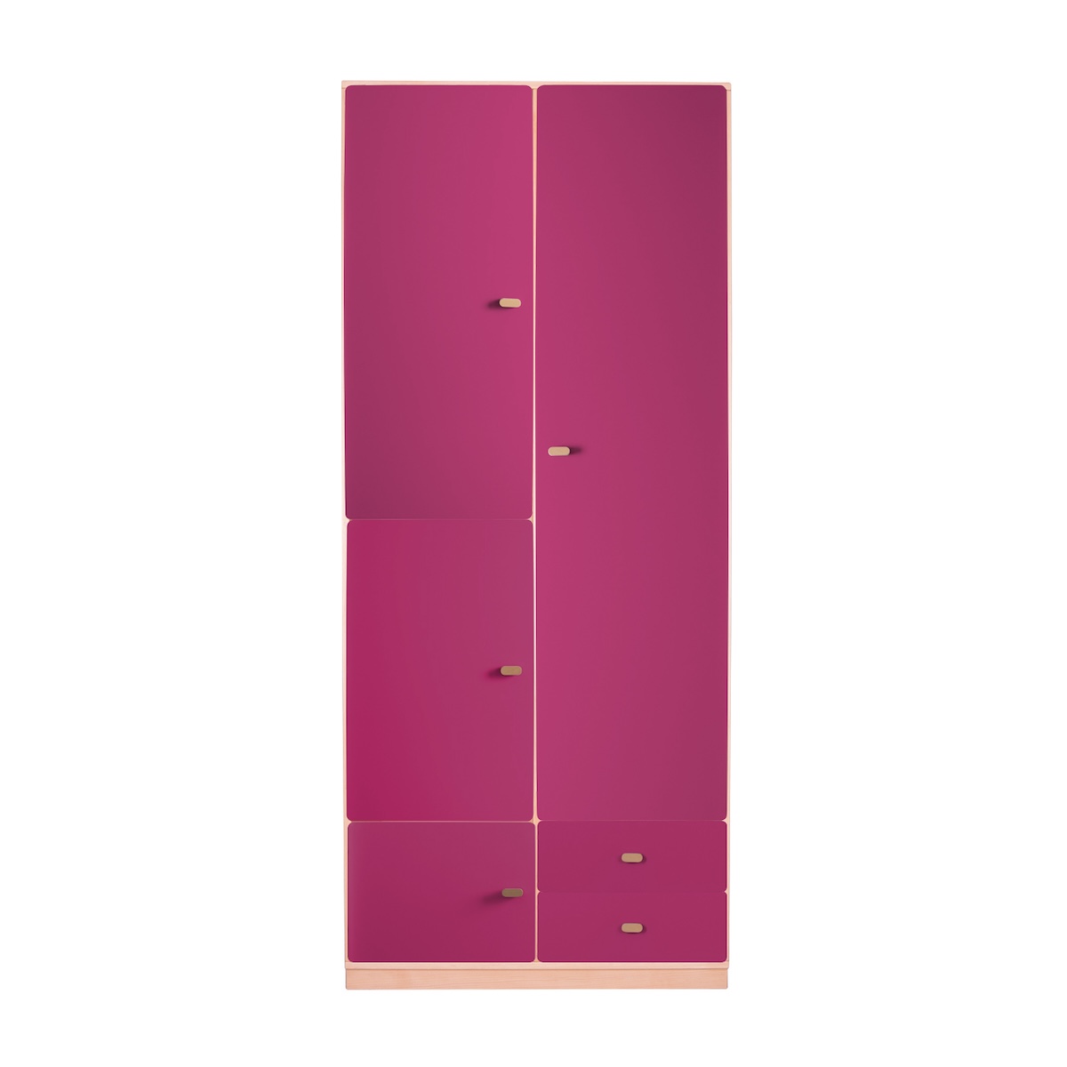 Armoire 93x218cm DESTYLE de Breuyn naturel plum