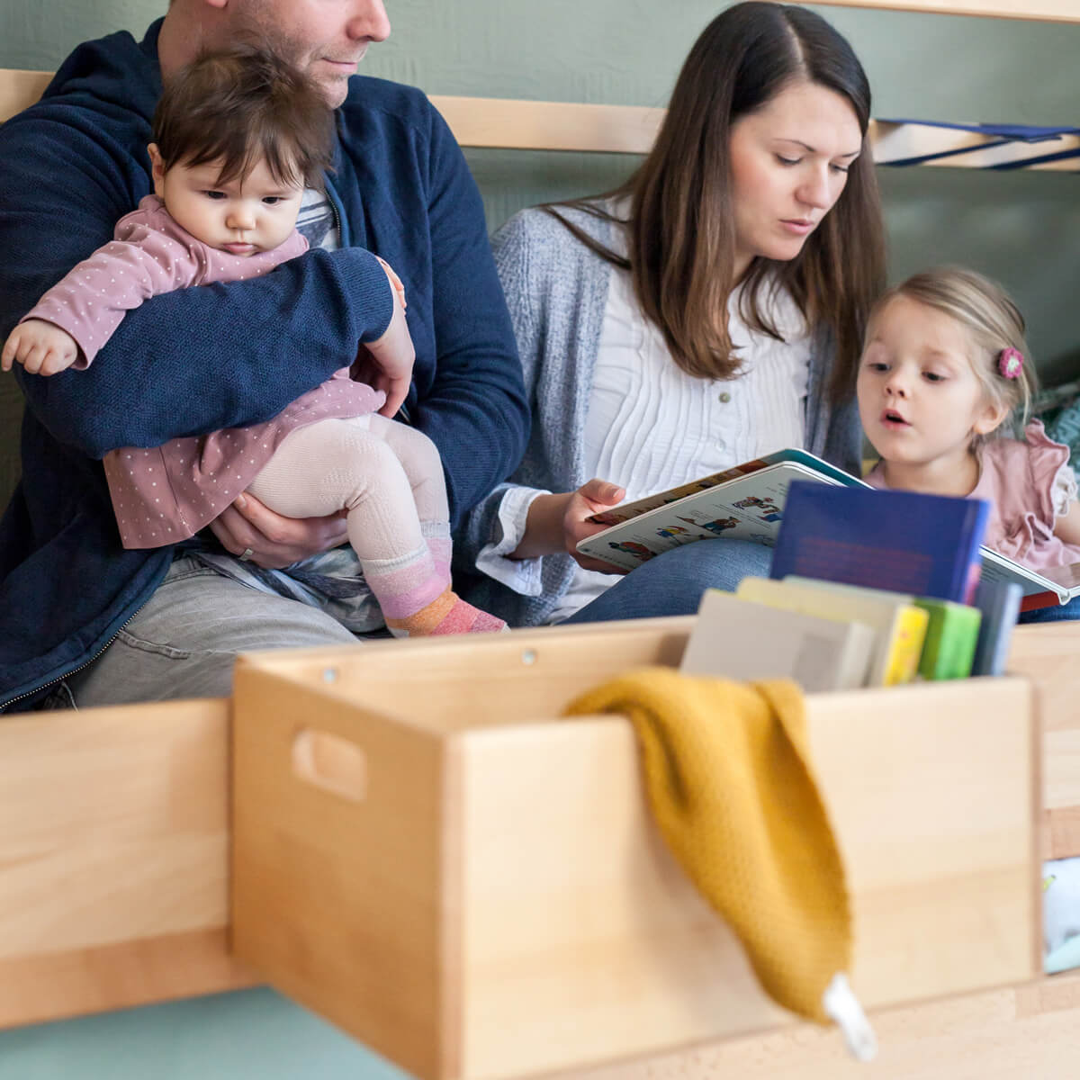 Aufbewahrungsbox Bettbefestigung DESTYLE de Breuyn natürlich