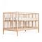 Baby bed KERA in ash with Round top and Curve legs